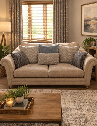 Large seater fabric - 3-seater, sofa
