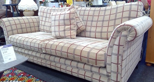 Alstons checked fabric - checked, four