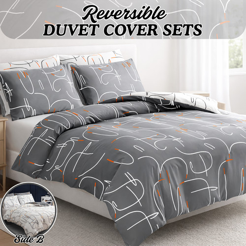 Reversible duvet quilt - duvet, covers