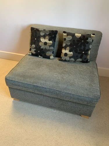 Studio sprung single sofa bed - sprung,